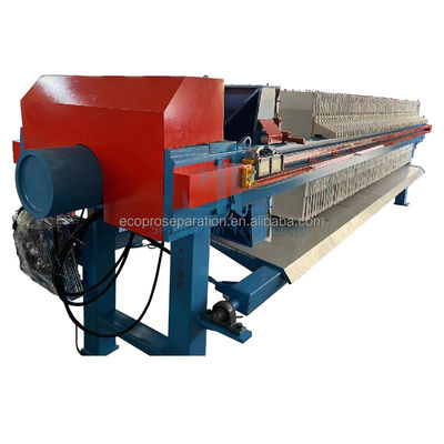 2.2kw 6m2 フィルタープレス Wwtp フィルタープレス 廃水処理 2200*700*900mm