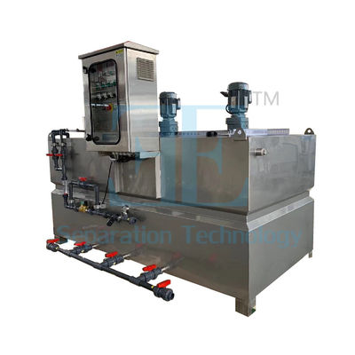 触覚画面 2000L/H ポリマー用投与システム PLC制御