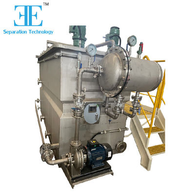 工業用およびカスタマイズ可能な廃棄水の処理のための溶解空気浮気システム 3kw パワーポンプ