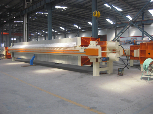 汚泥脱水用手動油圧フィルタープレス 6m2 220V-415V